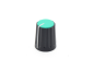 Preview: Plastic Knob Standard Black-Green