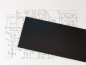 Preview: Glasfaser Platte FR4 2 mm / 80 x 500 mm schwarz
