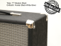 Preview: Frontbespannung Fender Schwarz-Weiss-Silber - 120 x 90 cm