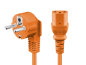 Preview: Power Cord 2 m, orange