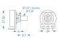 Preview: CTS Potentiometer 100 kOhm Linear