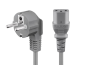 Preview: Power Cord 2 m, gray