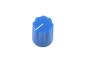 Preview: Knob Fluted Miniatur, blue