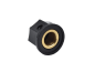 Preview: Knob Classic Small Fluted black