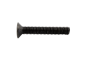 Preview: Countersunk raised head screw M5 x 30 mm BLACK , DIN 966 / ISO 7047