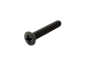 Preview: Countersunk raised head screw M5 x 30 mm BLACK , DIN 966 / ISO 7047