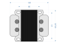 Preview: TT Netztransformator 100 Watt  für Marshall / JCM 800 / Plexi