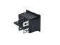 Preview: Rocker switch, 2 position, DPST, ON-OFF, black