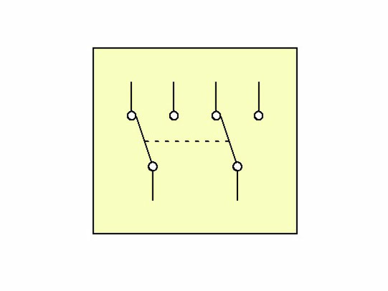 Miniature Toggle Switche short,  DPDT ON-ON