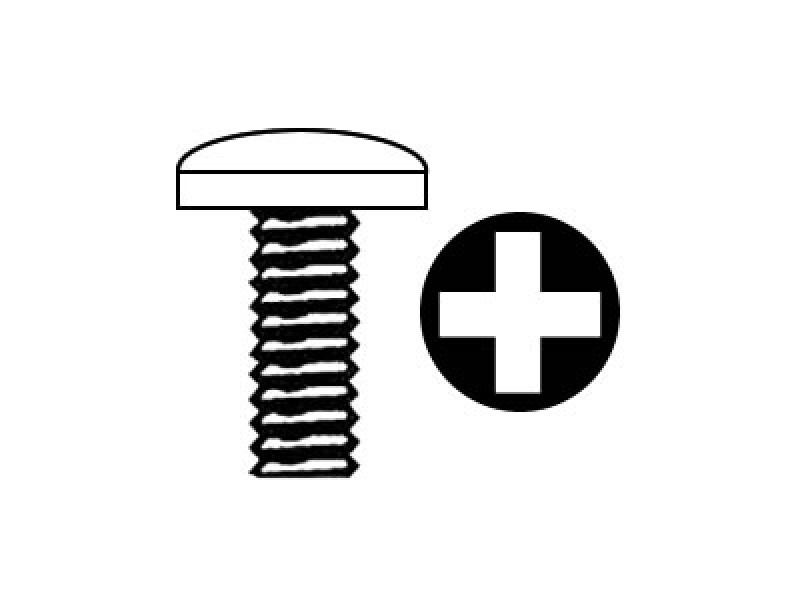 Raised Head Screw M5 x 20 mm, DIN 7985 / ISO 7045