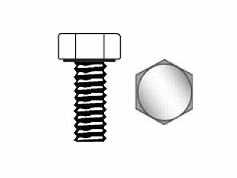 Polyamide Hex screw M3 x 10 mm, DIN / ISO 4017