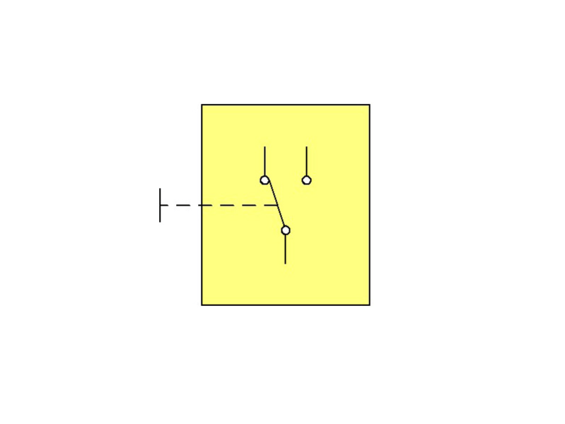 Footswitch SPDT latching, ON - ON