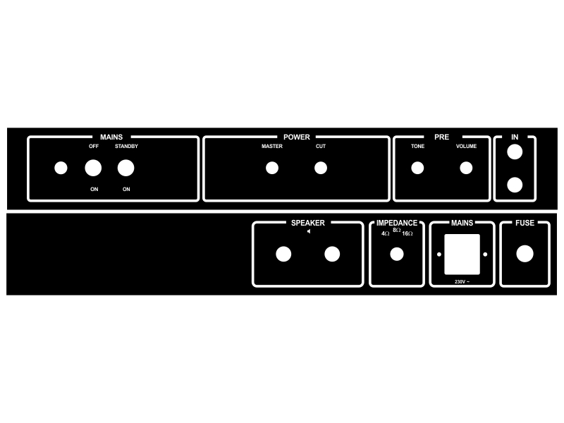 Faceplate für TT Bausatz AC18