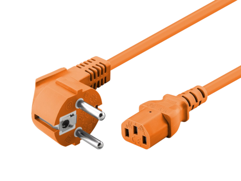 Power Cord 2 m, orange