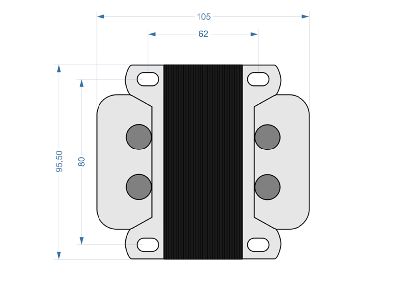 TT Netztransformator 50 Watt für Marshall / JCM 800 / Plexi