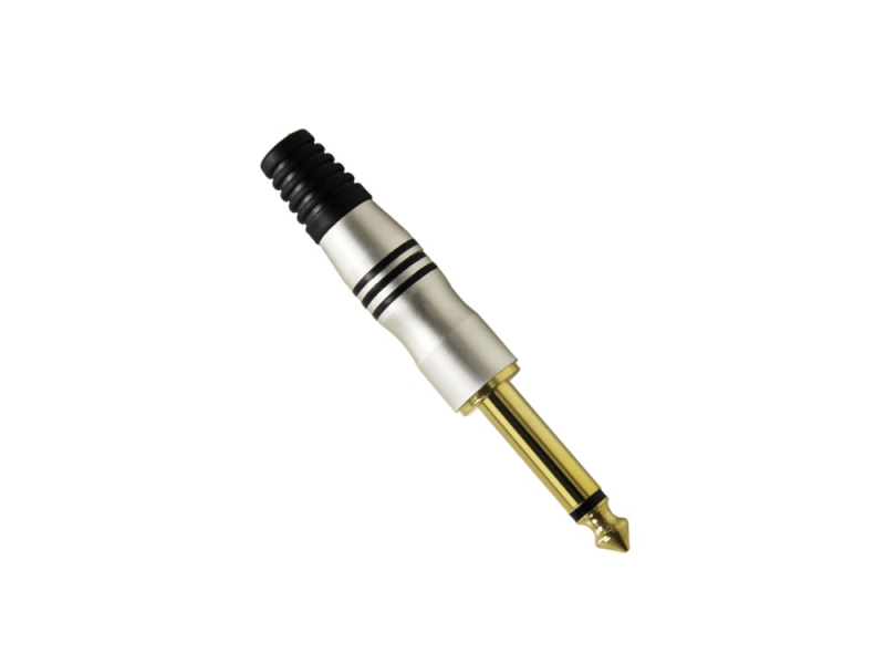 Adam Hall 6,3 mm (1/4") phone plug, mono, gold plated