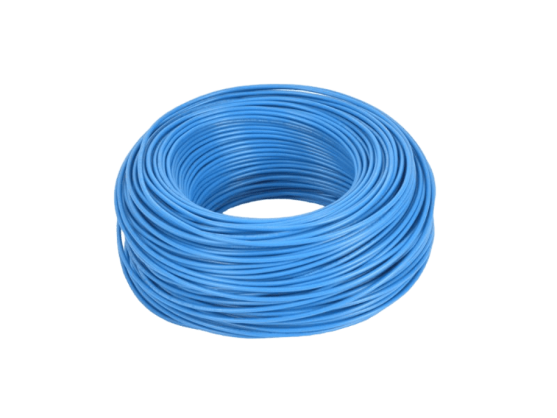 Schaltleitung H05V-U 1mm², starr / 100 m Ring, blau