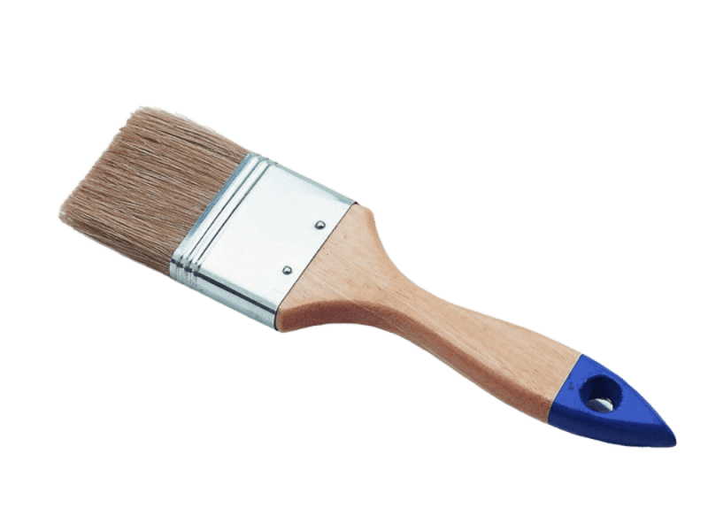 Flat Brushes, 60 mm, bright bristles