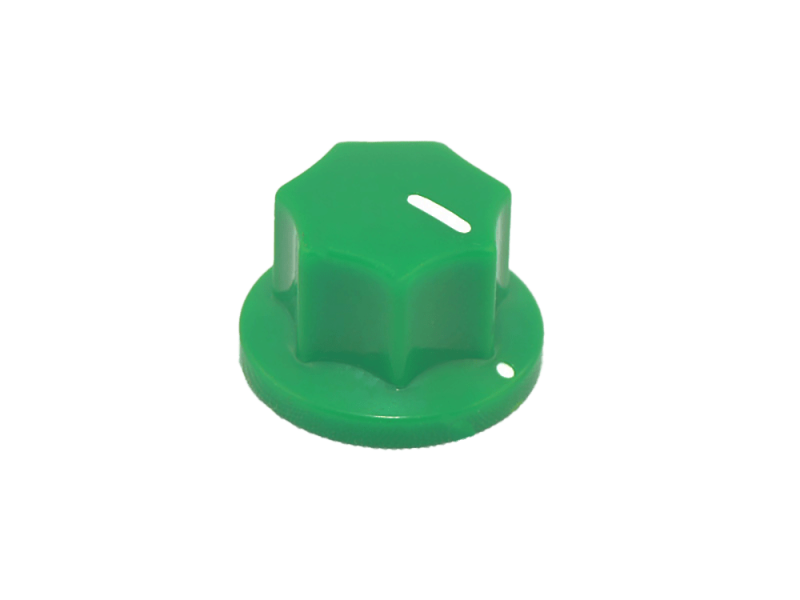 Knob Classic Fluted, green