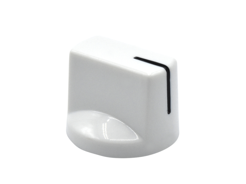 Knob Classic Pointer - White