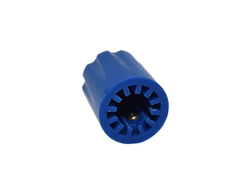 Knob Fluted Miniatur, blue