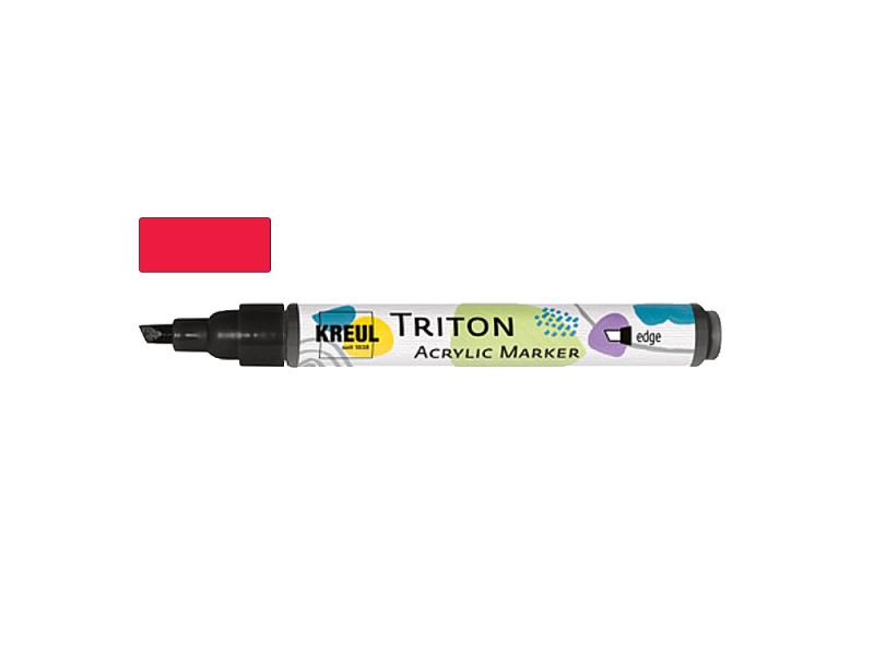 TRITON acrylic marker edge RED