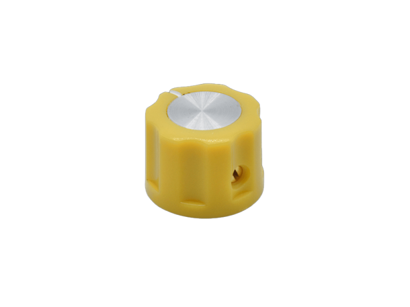 Knob Synth Pointer yellow