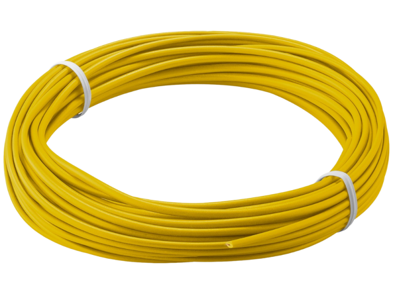 Schaltlitze 0,14 mm² flexibel, gelb, 10 m