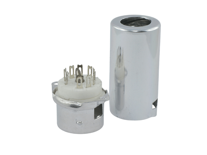 Socket Noval Ceramic, Chassis w/ Shield