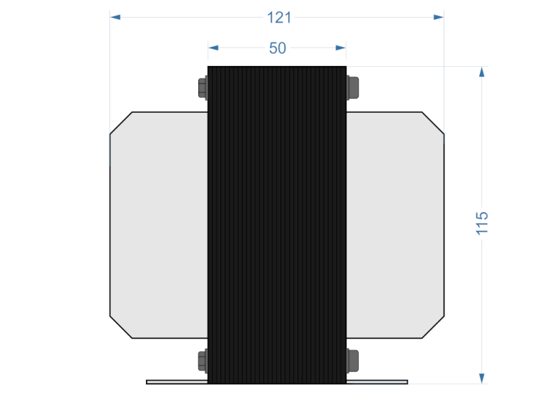 TT Netztransformator 100 Watt  für Marshall / JCM 800 / Plexi