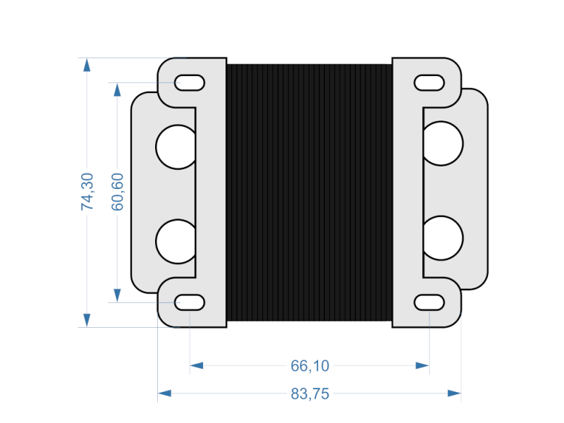 Netztransformator 230 / 325 / 6,3 / G5 V3