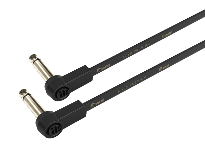 Pedalboard Patch Cable angled Jack, low profile , 0,6 m