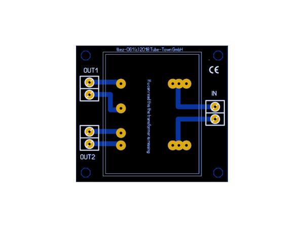 Trägerplatine für TT E07 Transformator