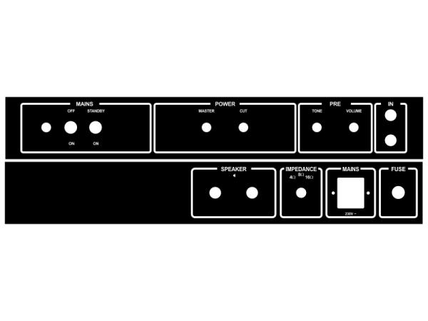 Faceplate für TT Bausatz AC18