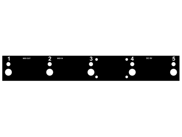 Faceplate for TT - MidiCntrl