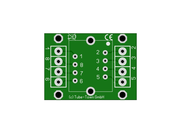 TT pcb for Monacor transformer ,black