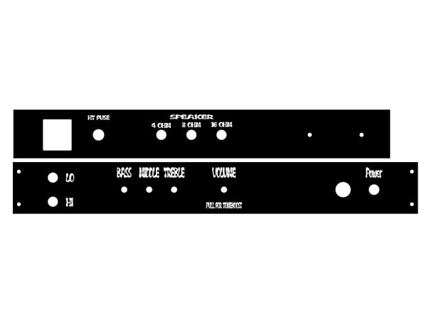 Faceplate für TT Bausatz HoneyB