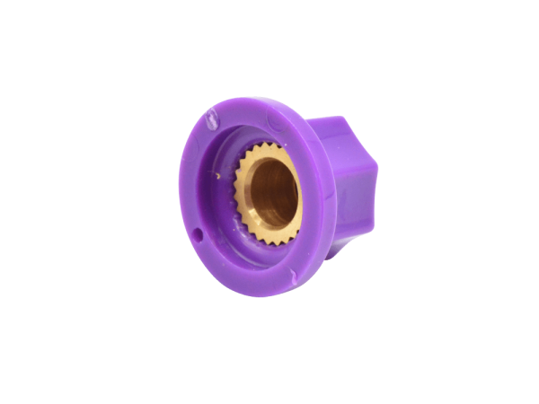 Knob Classic Fluted ,Purple