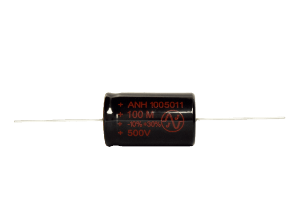JJ Kondensator 100 µF / 500 V axial