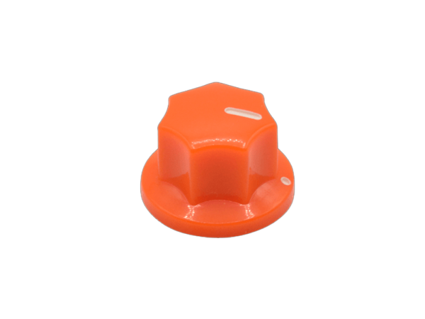 Knob Classic Fluted ,Orange