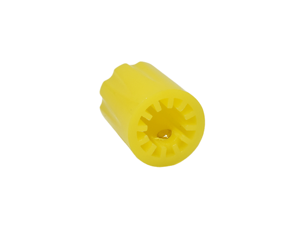 Knob Fluted Miniatur, yellow