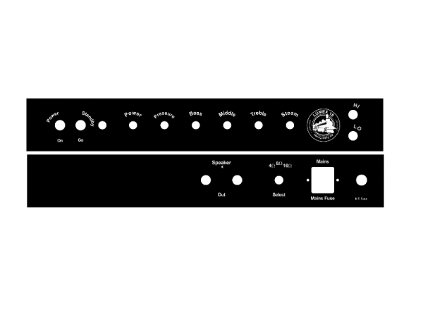 Faceplate for TT Kit LX18 - black / white