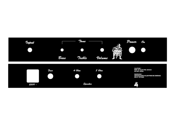 Faceplate für TT66 MKII Chassis "Standard"