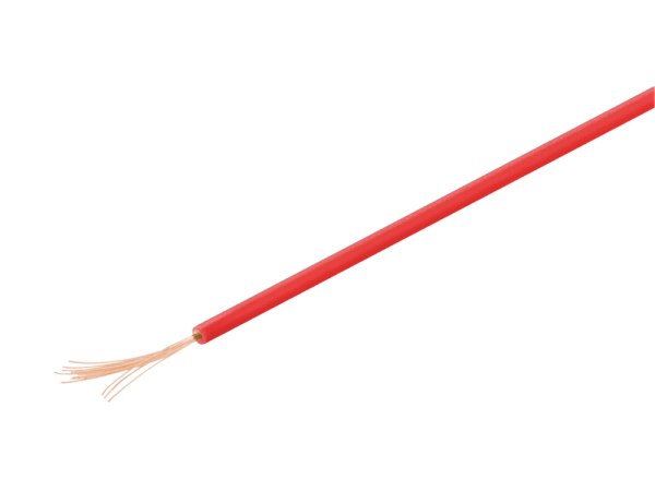 Schaltlitze 0,14 mm² flexibel, rot, 10 m