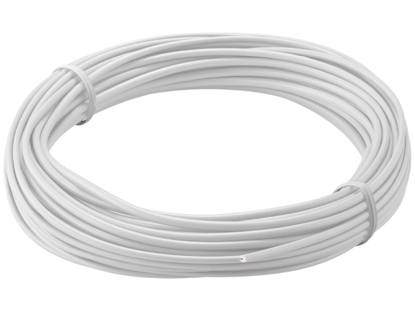 Hookup Wire 0,14 mm², flexible, white, 10 m