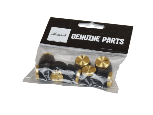 Marshall Knob Gold Push-On, Set of 8