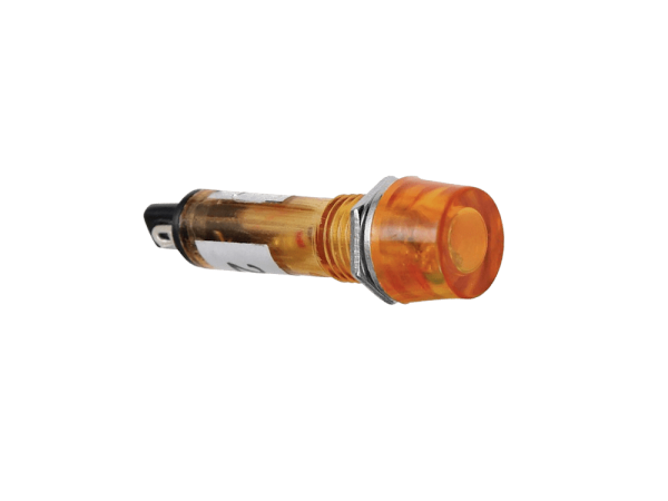 Signal lamp round, orange 230V