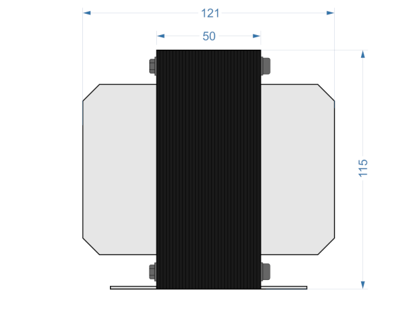 TT Netztransformator 100 Watt  für Marshall / JCM 800 / Plexi