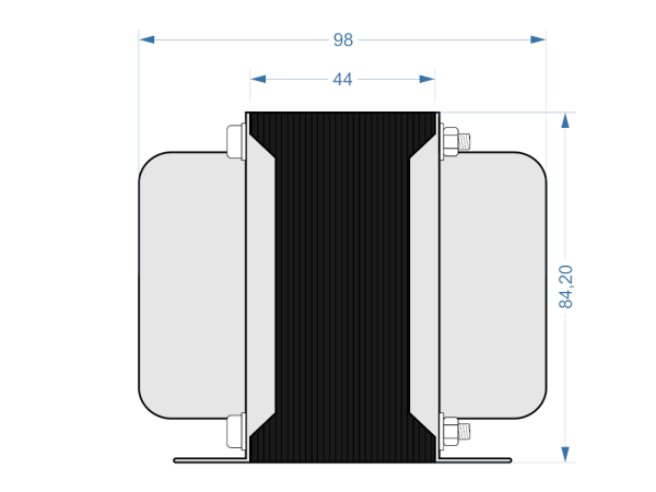 Netztransformator 230 / 325 / 6,3 / G5 V3