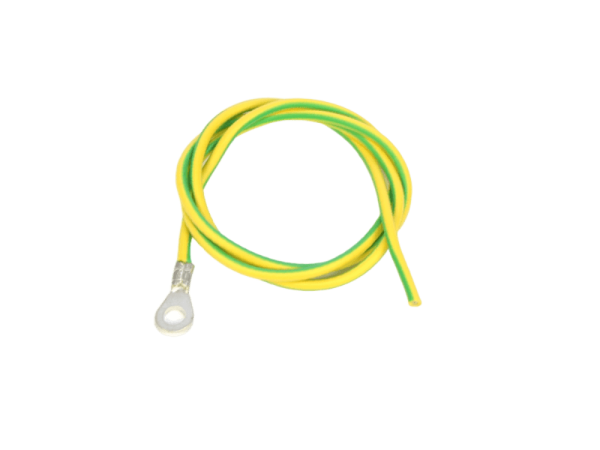 TTCA Sil-Wire 0,75 mm² with lug, green-yellow, assembled